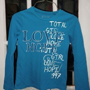 Girls 10/12 long sleeve shirt